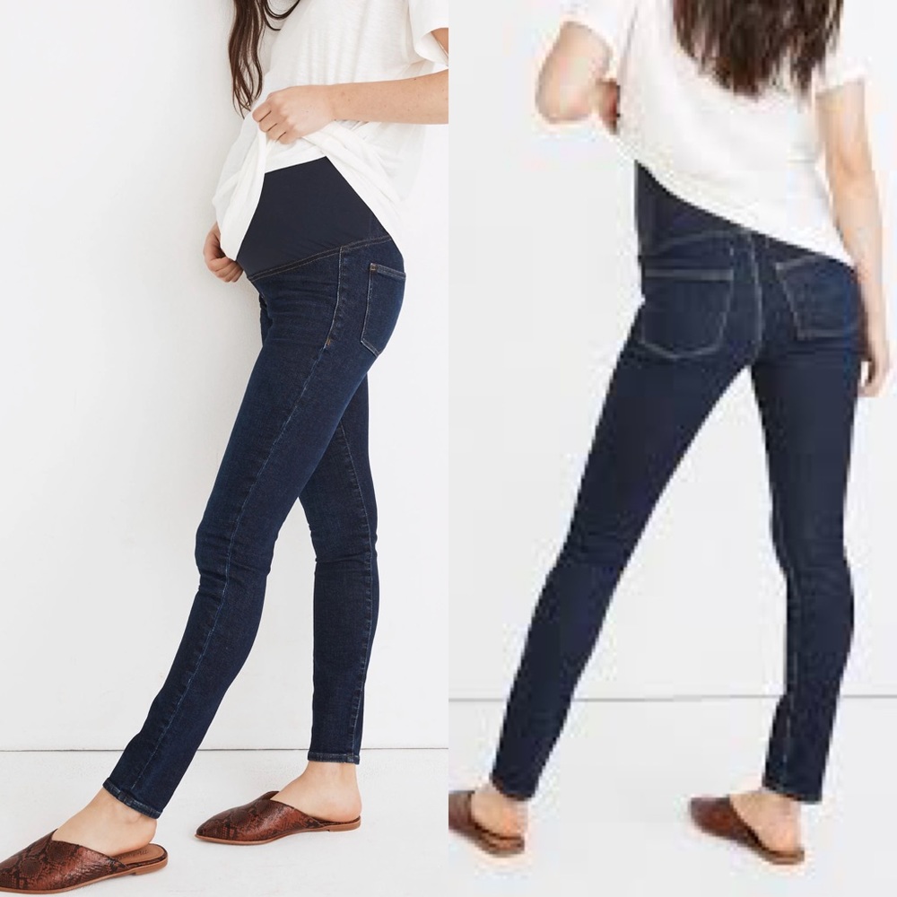 Madewell Maternity Skinny Tencel Denim Jeans Pants Orland Wash MB508 27